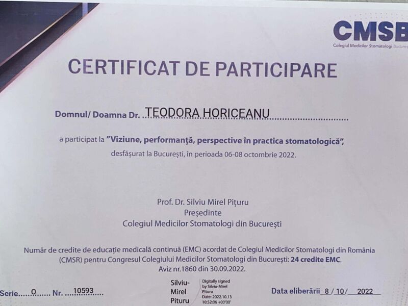 Certificate - The manual functional analysis and amp